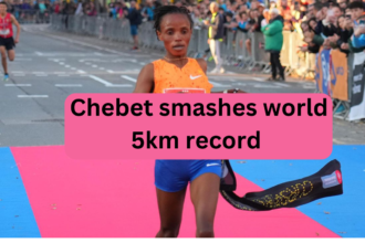 Chebet smashes world 5km record