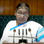 Joint session of Parliament addressed by Draupadi Murmu