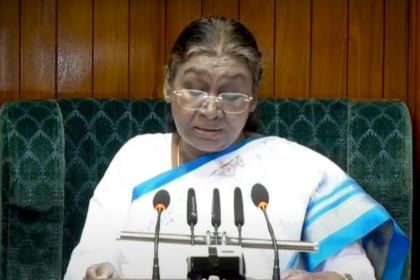 Joint session of Parliament addressed by Draupadi Murmu